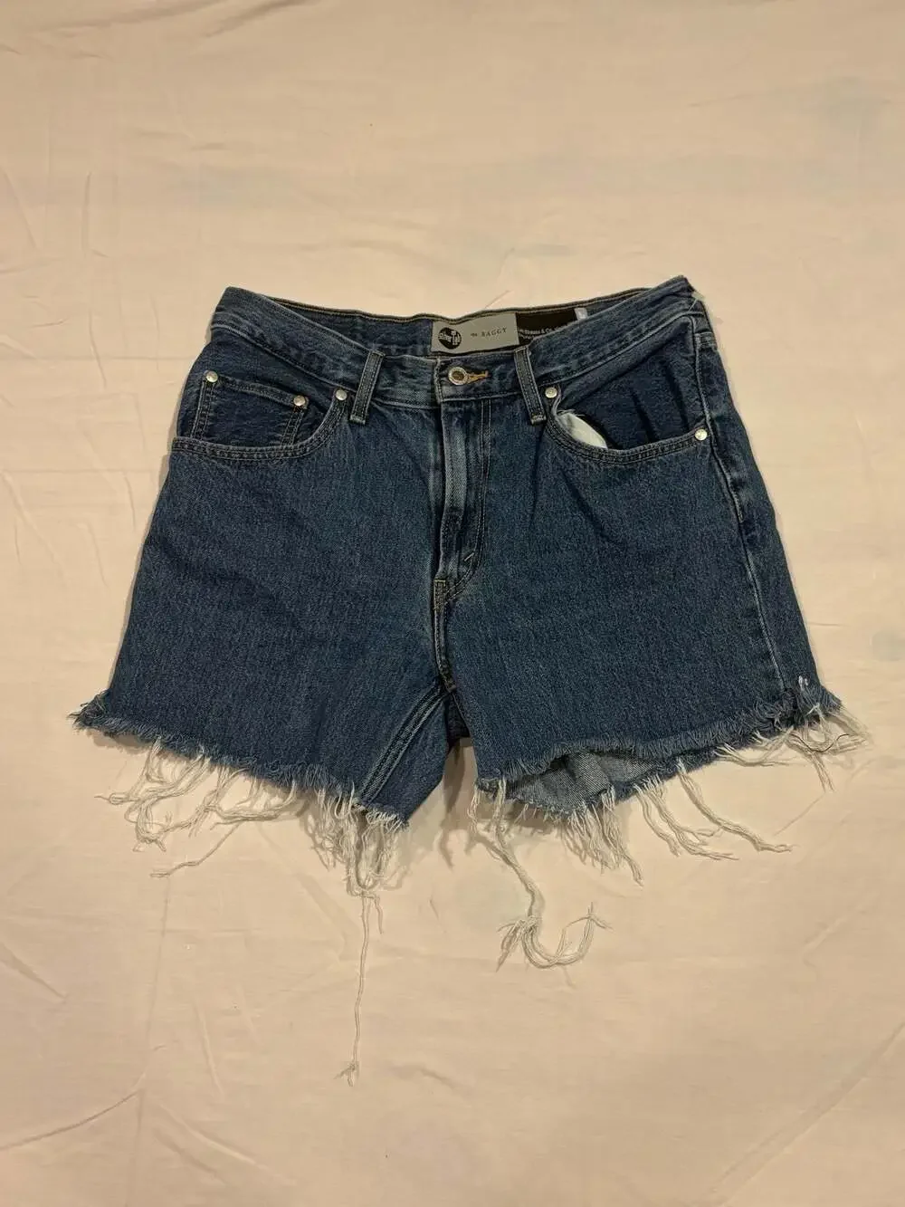 Levi's SilverTab '94 Baggy Cut-Off Denim Shorts